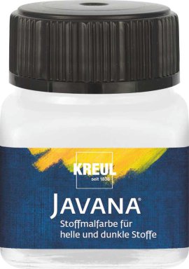 KREUL Stoffmalfarbe für helle/dunkle Stoffe Weiß