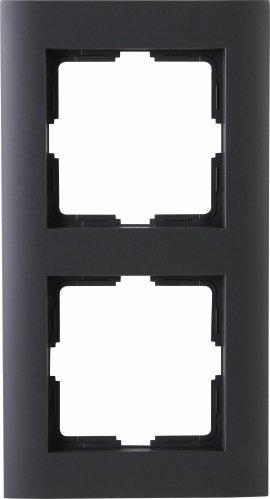 KOPP Rahmen Athenis IP44 2-fach Anthrazit