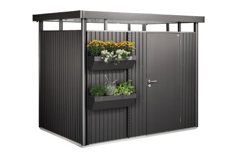 BIOHORT FloraBoard für HighLine®, Panorama®, AvantGarde® Gerätehaus, Dunkelgrau-Metallic