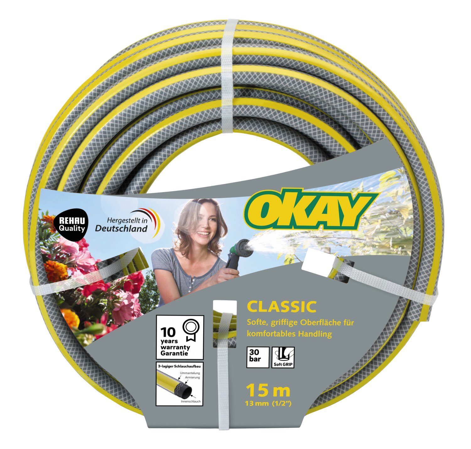 OKAY Gartenschlauch Classic 1/2" 15 m