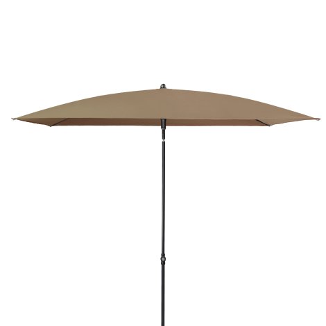 DOPPLER Gartenschirm-Festzeltgarnitur WP Grau Ø 230x190 cm