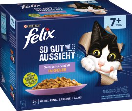 PURINA Felix Gelee Vielfalt Senior 12x85 g