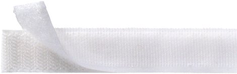 Klettband selbstklebend Hakenteil Weiß 20 mm