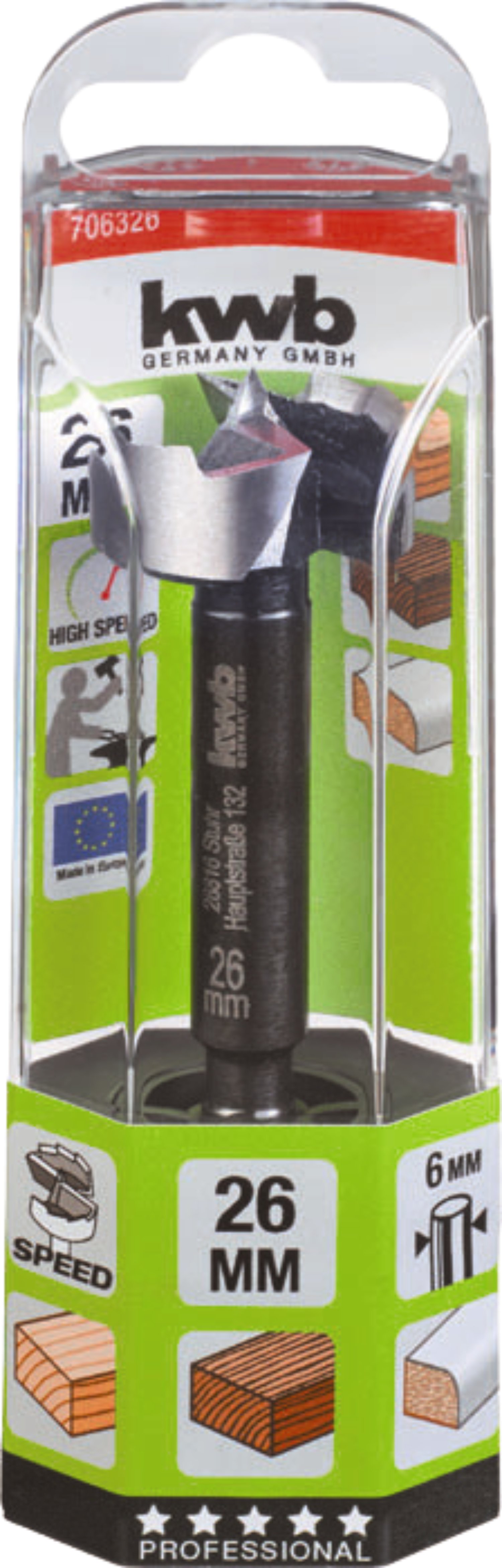 KWB Forstnerbohrer Speed Akku-Top
