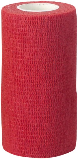 Bandage EquiLastic selbsthaftend, rot 10 cm