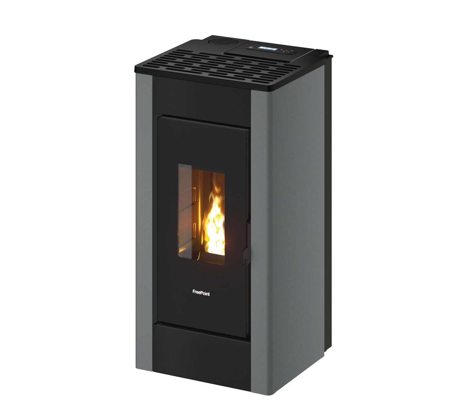 FREEPOINT Pelletofen Sharp Airtight Stahl Titan 7 kW