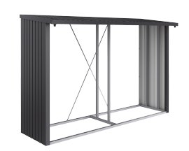 BIOHORT Lagerschrank WoodStock® Dunkelgrau-Metallic