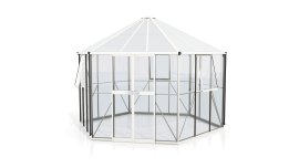 VITAVIA Gewächshaus Pi 9000 ESG/HKP Weiß