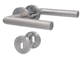 ALPERTEC Türbeschlag Solid 9-R Edelstahl satiniert BB