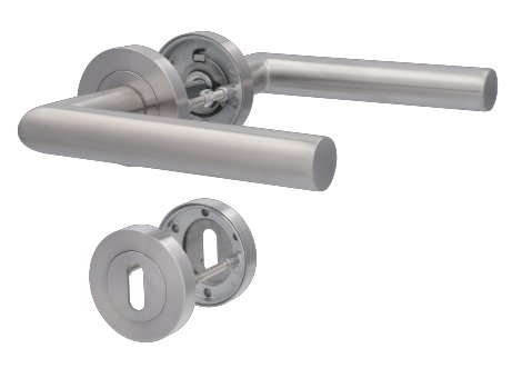 ALPERTEC Türbeschlag Solid 9-R Edelstahl satiniert BB