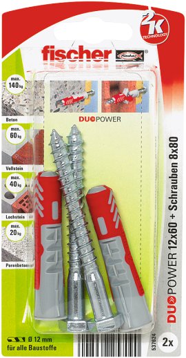 FISCHER Universaldübel Duopower S K 12 mm