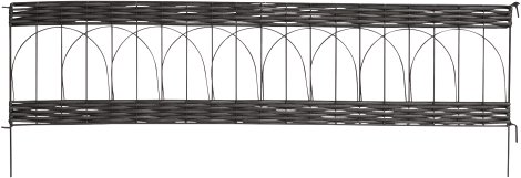 WINDHAGER Beeteinfassung  PVC-Rattan 100x35 cm - rund Typ 14