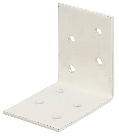 ALBERTS Winkelverbinder verzinkt Weiß 50x50x40 mm