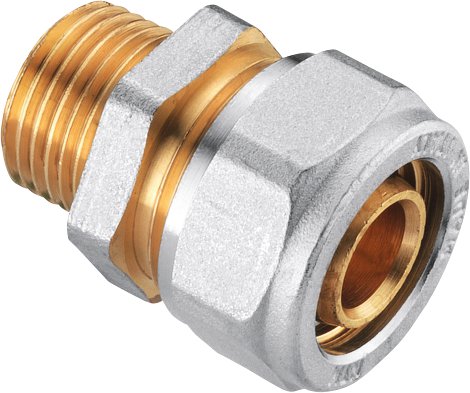 CORNAT Schraub-Kupplung komplett 1/2" AG 20 mm