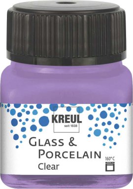 KREUL Malfarbe Glass & Porcelain Clear Flieder 20 ml