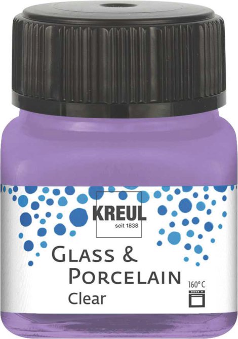 KREUL Malfarbe Glass & Porcelain Clear Flieder 20 ml