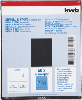 KWB Schleifbogenblatt Blauköper K240