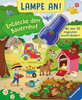 RAVENSBURGER Buch Lampe an Entdecke den Bauernhof