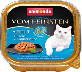 ANIMONDA Katzennahrung Vom Feinsten Schale Adult Lachs in Kräuter