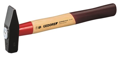 GEDORE Schlosserhammer Rotband-Plus Hickory 500 g