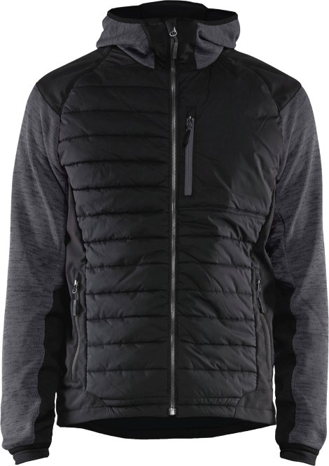 BLÅKLÄDER Hybridjacke dunkelgrau/schwarz M