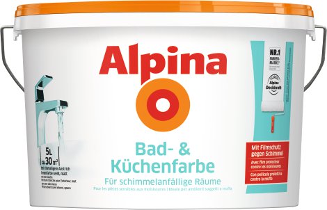 ALPINA Bad- und Küchenfarbe 5 l