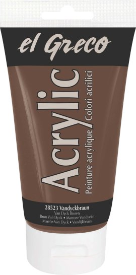 KREUL Acrylfarbe el Greco Vandyckbraun