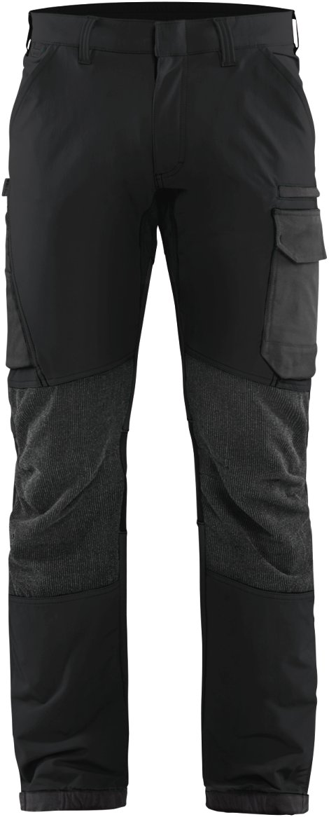 BLÅKLÄDER Service Arbeitshose 4-Wege-Stretch Schwarz/Dunkelgrau C58