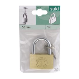 SUKI Hangschloss Messing