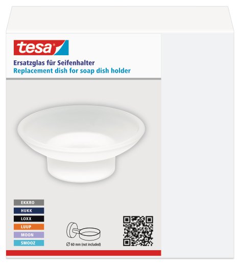 TESA Ersatzglas für Seifenschale Ekkro
