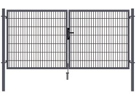 H+S Tor Uli Anthrazit ZH: 2,0 m, Breite 3,145 m