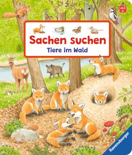 RAVENSBURGER Buch Sachen suchen Tiere im Wald