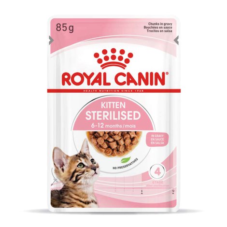 ROYAL CANIN Katzennassfutter Kitten Sterilised Soße 85 g