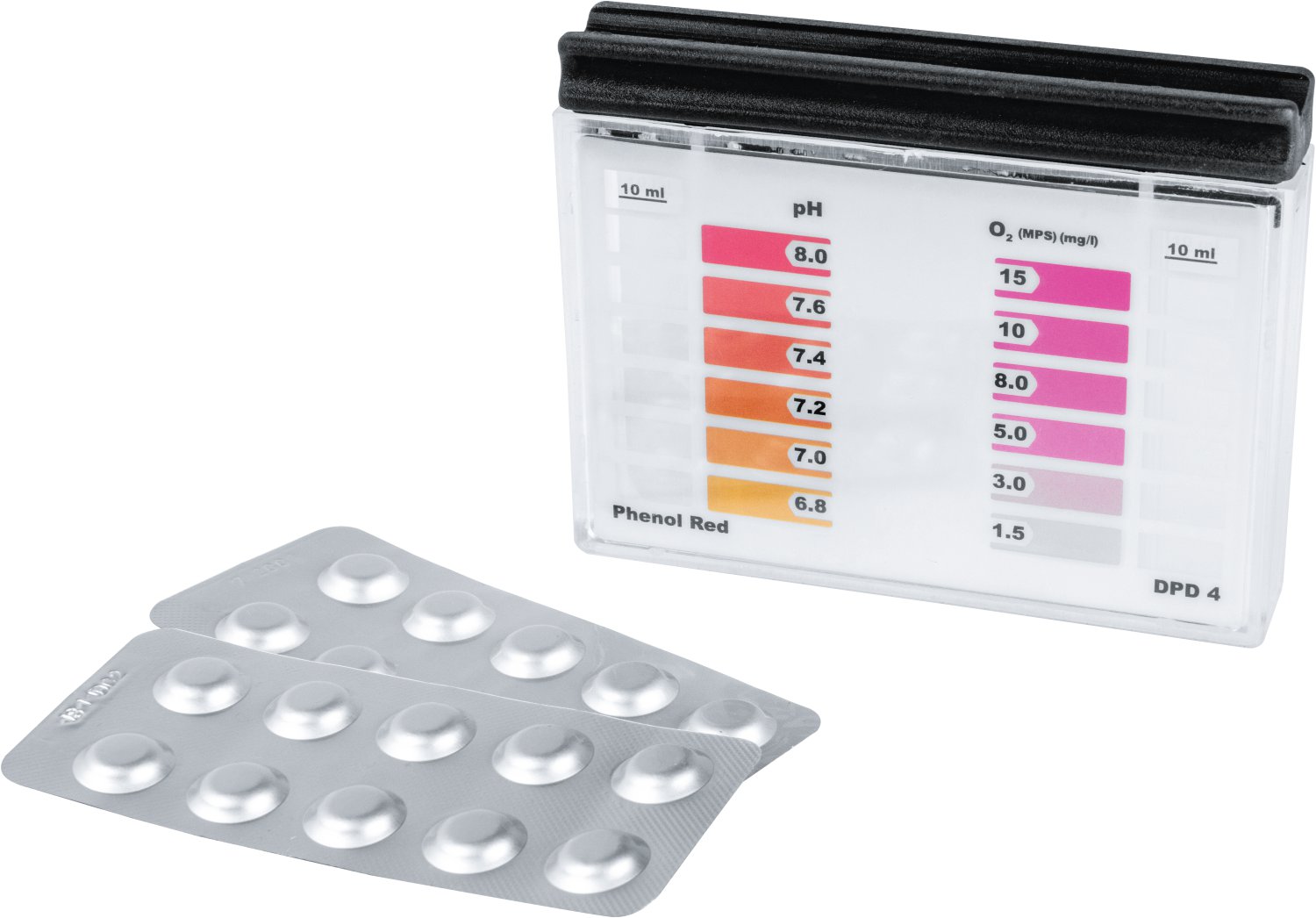 STEINBACH Testkit pH/O₂ mit Tabletten 2x10 Stk.