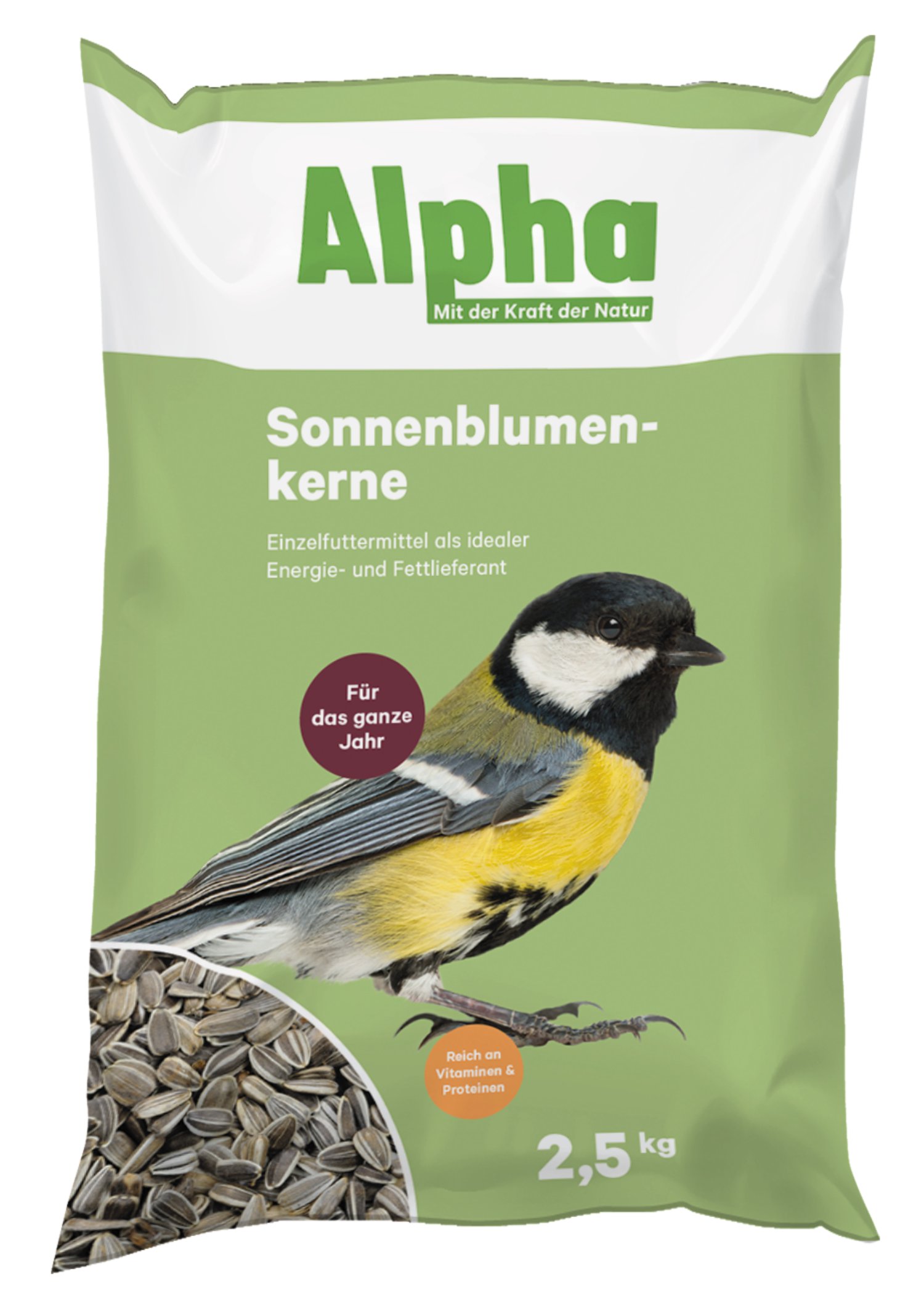 ALPHA Sonnenblumenkerne gestreift 2,5 kg