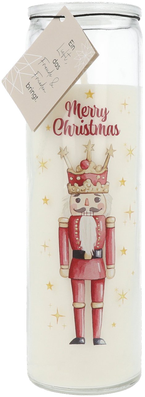 Wunschlicht Glas Weihnachts-Nussknacker