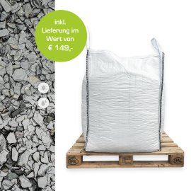 Min2C Marmorsplitt schwarz 22-40mm 800kg Big Bag