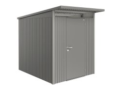 BIOHORT Gerätehaus A2 AvantGarde® 180x260x218 cm mit Standardtür, quarzgrau-metallic