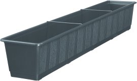 GELI Blumenkasten Standard Anthrazit 100 cm