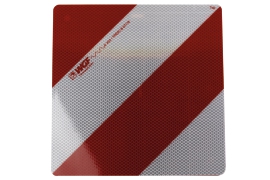 Warnfolie linksabweisend