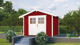 WEKA Gartenhaus 122 rot Gr. 3 28 mm