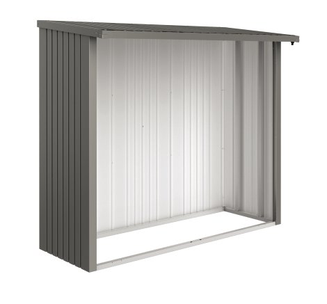 BIOHORT Rückwand für WoodStock® 230, 217,5x1,1x196,5 cm, Quarzgrau-Metallic