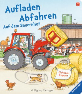 RAVENSBURGER Buch Aufladen Abfahren Auf dem Bauernhof