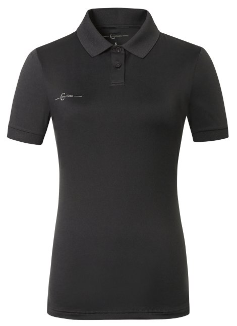 Polo-Shirt Damen, graphit XS