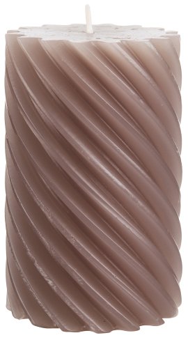 SAFE CANDLE Kerze Rustic Stein 110x70 mm