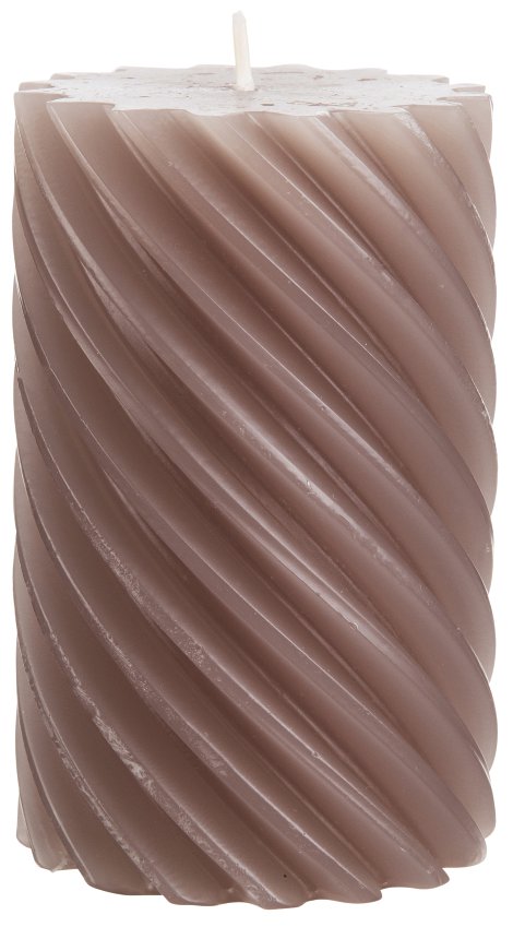 SAFE CANDLE Kerze Rustic Stein 110x70 mm