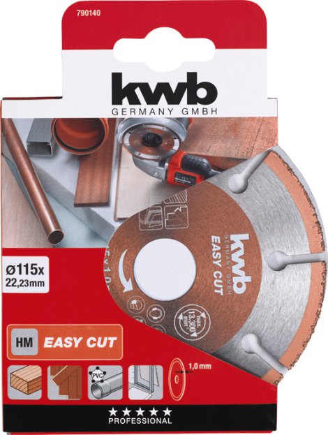 KWB Trennscheibe Easy Cut HM 115 mm
