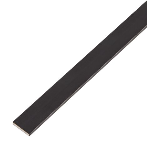 ALBERTS Flachstange Aluminium Schwarz eloxiert 1 m, 15x2 mm
