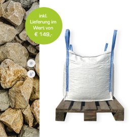 Min2C Bruchsteine gold-ocker 50-100mm 500kg Big Bag