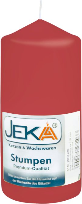 JEKA Stumpenkerze Robin 70x150 mm (ØxH)
